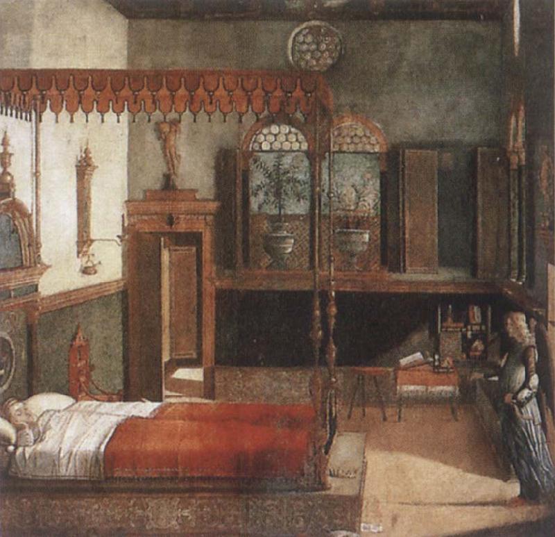 Vittore Carpaccio The Dream of St Ursula France oil painting art